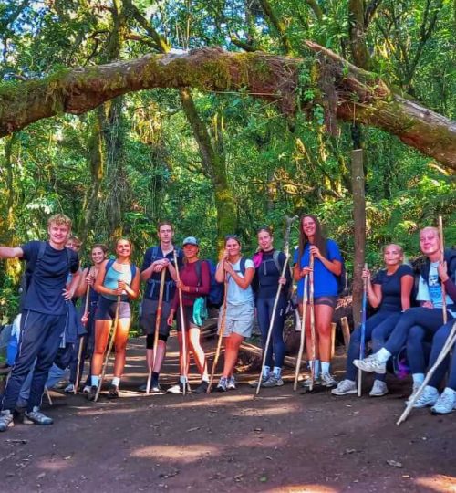foto grupal acatenango